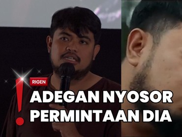 img-title Rigen Diledek gegara Jadi Pasangan Davina Karamoy di Film 'Kang Solah'
