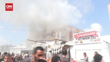 VIDEO: Momen Israel Gempur RS Nasser di Gaza