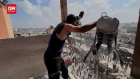 VIDEO: Detik-detik Serangan Kedua Israel Hantam RS Nasser Gaza