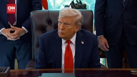 VIDEO: Trump Ngaku Tak Senang Israel Serang RS Nasser Gaza