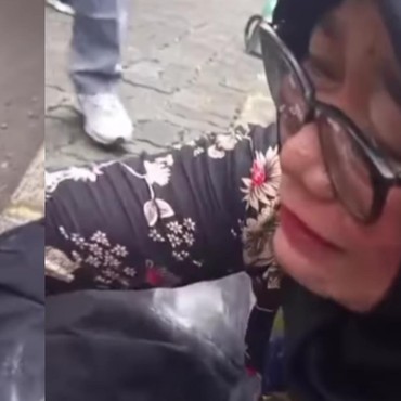 Viral Video Ibu-ibu Pulang Kerja Jadi Korban Ricuh Demo DPR