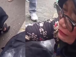 Viral Video Ibu-ibu Pulang Kerja Jadi Korban Ricuh Demo DPR
