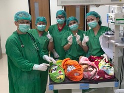 Bayi Kembar Empat Lahir Prematur di Bangli, Begini Kondisinya