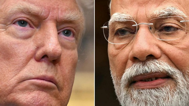 Trump resmi ketok tarif impor atas India sebesar 50 persen, hubungan kedua negara memanas.