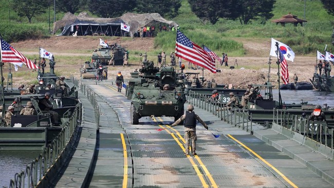 Korut Ngamuk, AS dan Korsel Latihan Militer Besar-besaran