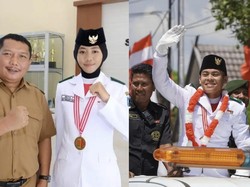 Paskibraka Nasional Asal NTB, Mutia Digratiskan Sekolah-Arafat Dapat Tablet