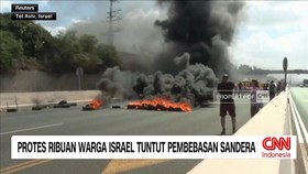 VIDEO: Protes Ribuan Warga Israel Tuntut Pembebasan Sandera