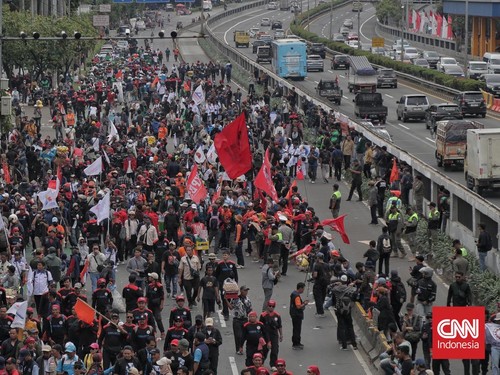 Aliansi Buruh Demo di Patung Kuda Hari Ini, Bawa 5 Tuntutan Prioritas