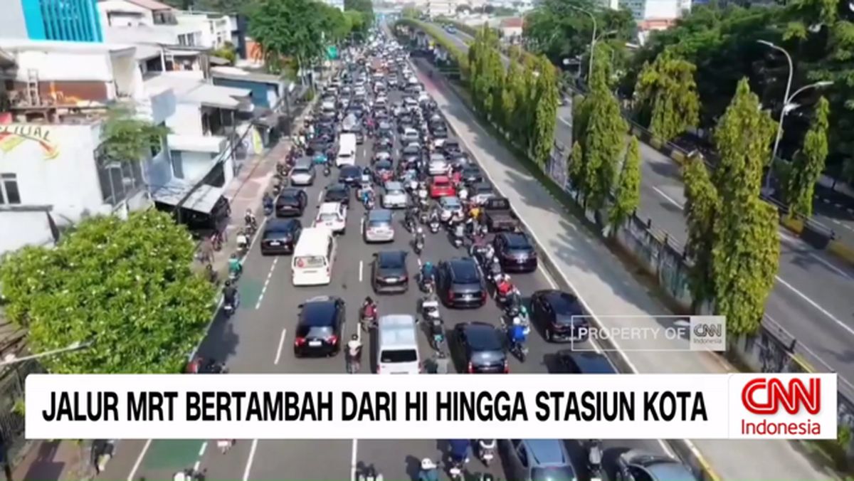 VIDEO: Jalur MRT Bertambah dari HI Hingga Stasiun Kota