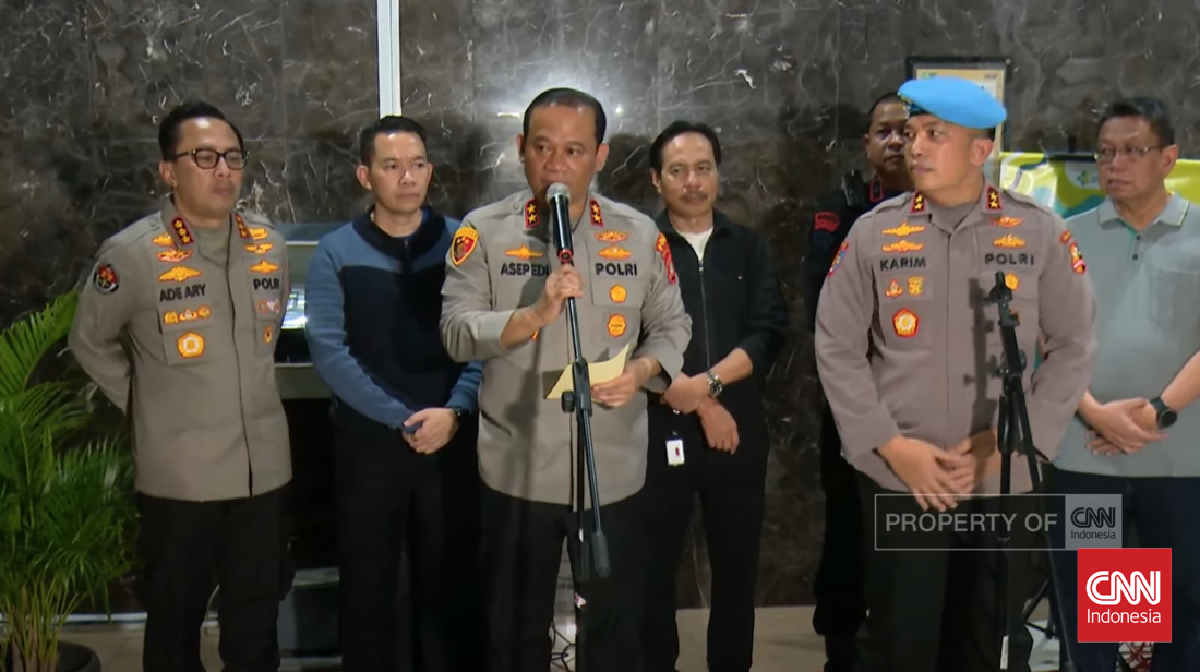 Polri Amankan 7 Anggota Brimob Pelindas Sopir Ojol saat Demo