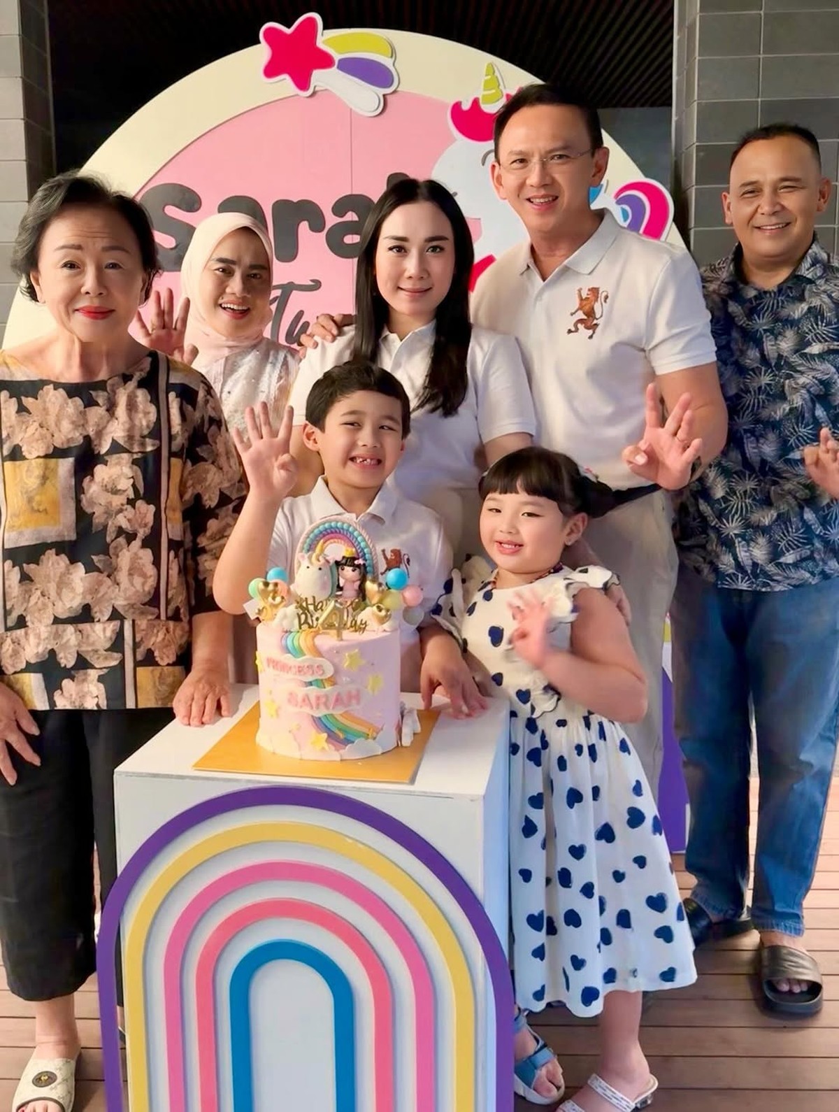 Keluarga Ahok dan Puput Nastiti Devi