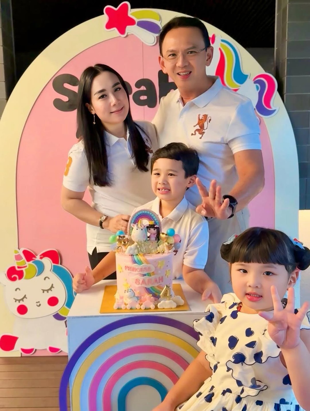 Keluarga Ahok dan Puput Nastiti Devi