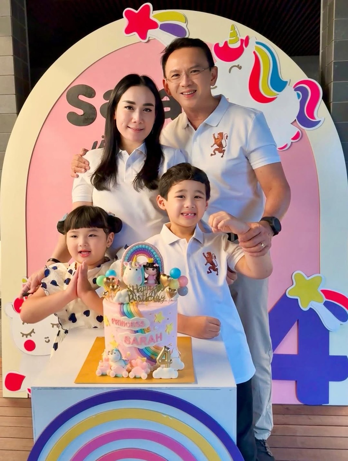 Keluarga Ahok dan Puput Nastiti Devi