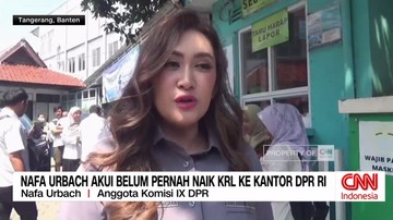 VIDEO: Nafa Urbach  Akui Belum Pernah Naik KRL ke Kantor DPR RI
