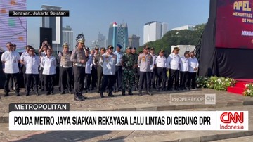 VIDEO: Polda Metro Siapkan Rekayasa Lalin Jelang Demo di DPR