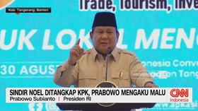 VIDEO: Sindir Noel Ditangkap KPK, Prabowo Mengaku Malu