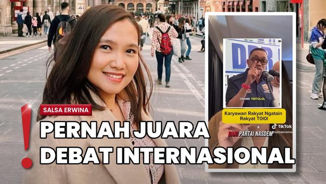 Profil Salsa Erwina yang Tantang Ahmad Sahroni Debat Tunjangan