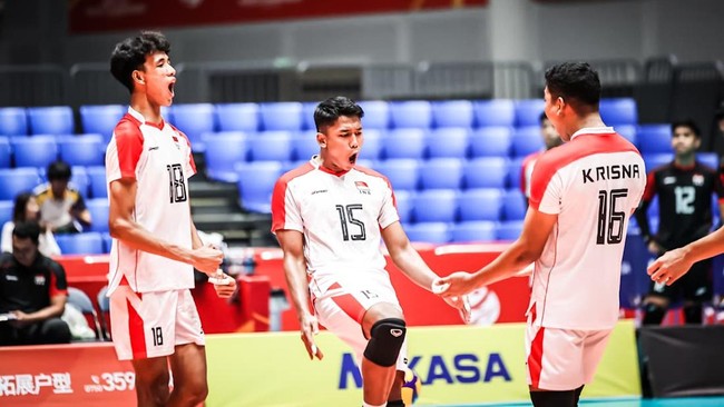Kata Asisten Pelatih Timnas Voli U-21 Ungkap Sukses Hajar Puerto Rico Asisten pembimbing Timnas Voli Putra Indonesia U-21 mengungkap kesuksesan Dawuda Alaihimas Salam dkk saat mengalahkan Puerto Rico di Kejuaraan Dunia.