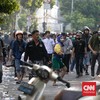Bentrok Sempat Pecah di Depan Mako Brimob Kelapa Dua Sabtu Pagi