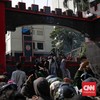 Massa Demonstran Mulai Bubar dari Mako Brimob Kwitang ke Tugu Tani