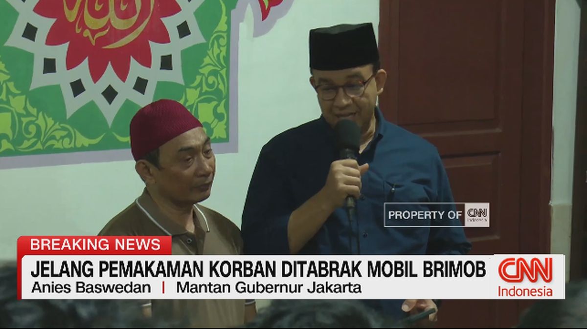 VIDEO: Anies Baswedan Melayat ke Rumah Duka Affan Kurniawan