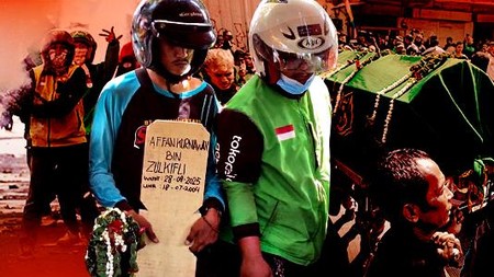 Affan Ojol Tewas Dilindas Rantis Brimob