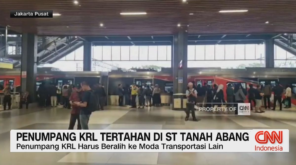 VIDEO: Dampak Demo Ke Perjalanan Kereta Dan Fasum