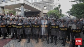 Situasi Terkini Demo Solidaritas Affan di Polda Metro Jaya