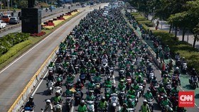 Ojol Matikan Aplikasi, Waspada Macet di Jakarta Saat Demo Hari Ini