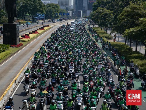 Ojol Matikan Aplikasi, Waspada Macet di Jakarta Saat Demo Hari Ini