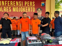 Maling Motor di Mojokerto Juga Tersangka Pencabulan Emak-emak