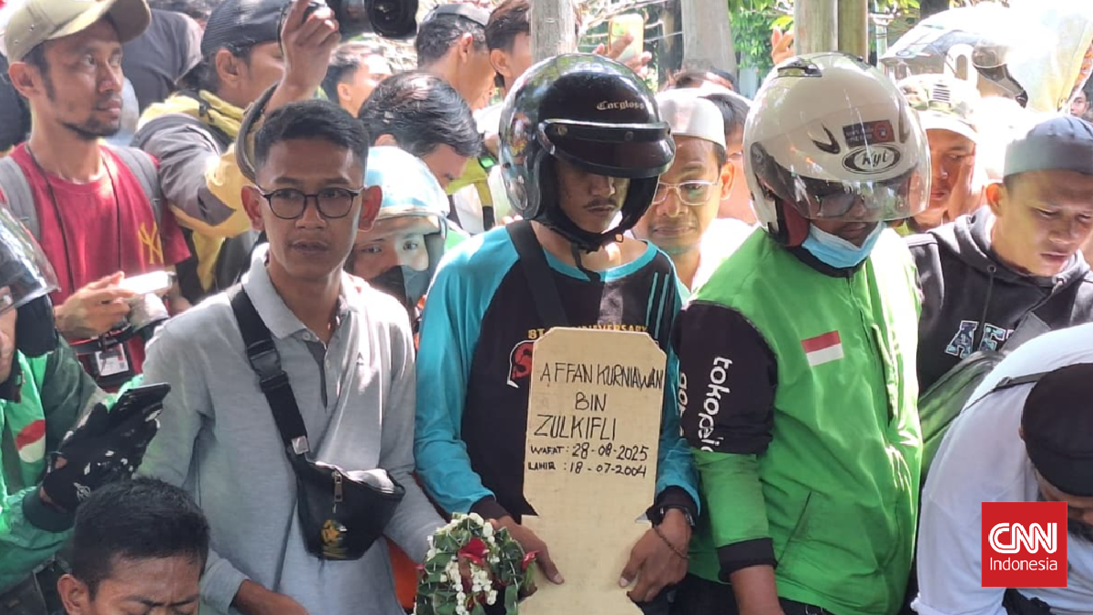 Haru Pemakaman Affan Diantar Ribuan Masyarakat di TPU Karet Bivak