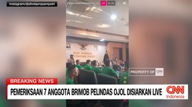 VIDEO: Pemeriksaan 7 Anggota Brimob Pelindas Ojol Disiarkan Live