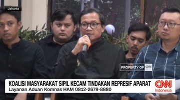 VIDEO: Koalisi Masyarakat Sipil Kecam Tindakan Represif Aparat di DPR