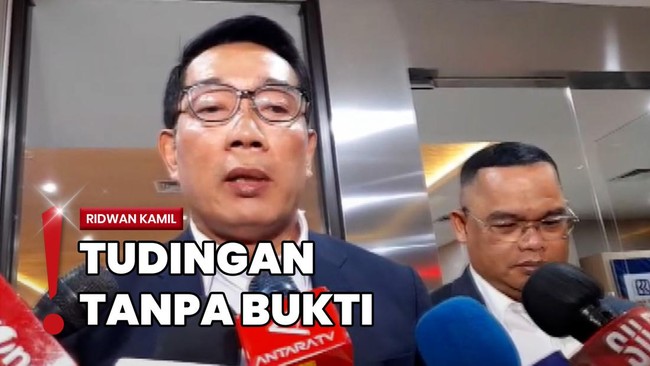 Datangi Bareskrim, Ridwan Kamil Lega Hasil DNA dengan Anak LM Negatif