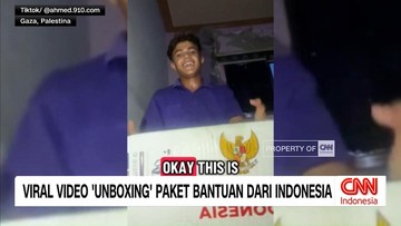 VIDEO: Viral Video "Unboxing" Paket Bantuan Dari Indonesia