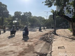 Kondisi Jalanan di Surabaya Pascaaksi Demo 29 Agustus