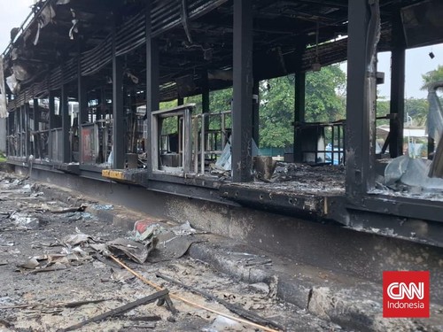 22 Halte TransJakarta Rusak Imbas Demo, Kerugian Capai Rp41,6 M