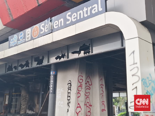 Halte Transjakarta Senen Sentral Ganti Nama Halte Jaga Jakarta