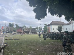 Usai Demo Ricuh, Polda DIY Pagi Ini Dijaga Aparat TNI