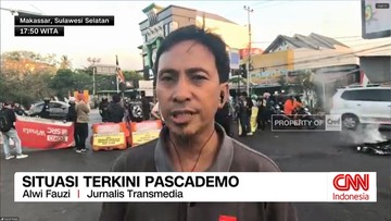 VIDEO: Situasi Terkini Pascademo di Makassar