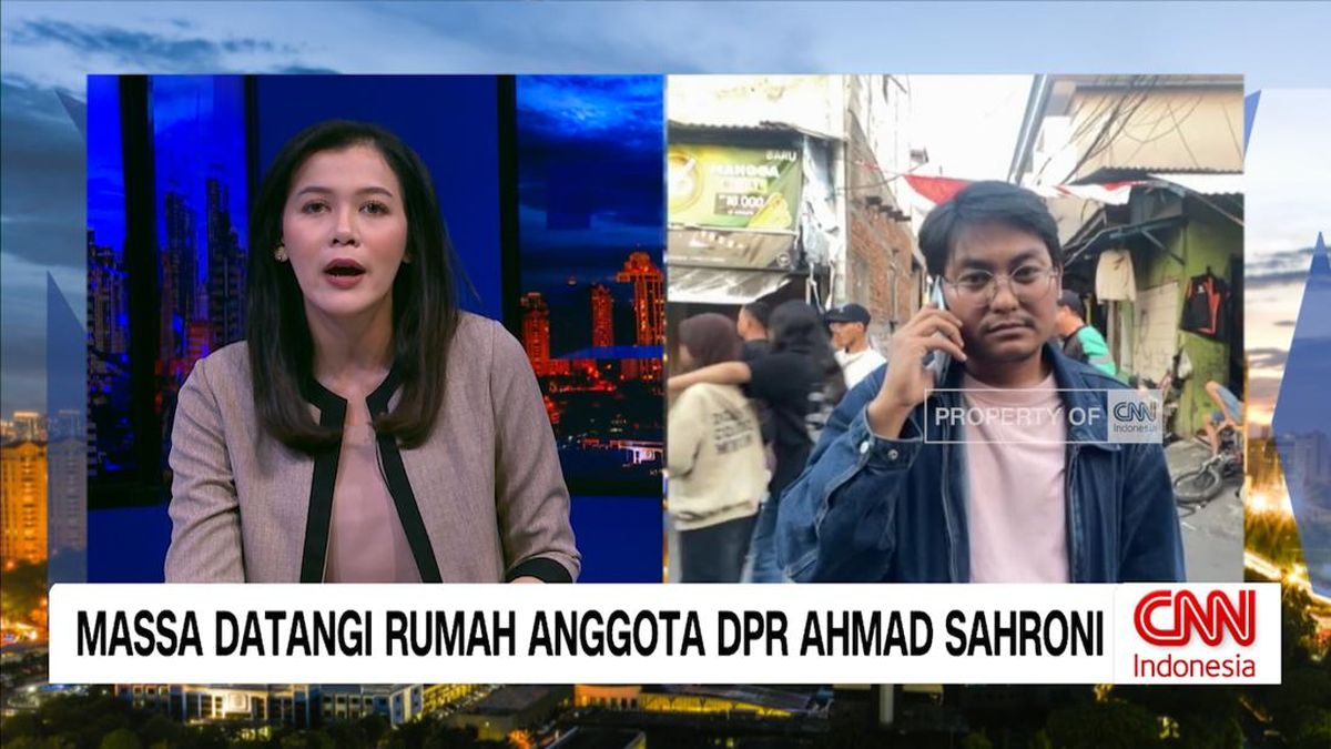 VIDEO: Situasi Terkini Massa Datangi Rumah Anggota DPR Ahmad Sahroni