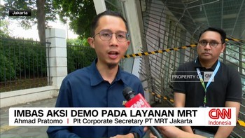 VIDEO: Imbas Aksi Demo pada Layanan MRT