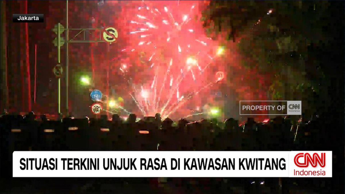 VIDEO: Situasi Terkini Unjuk Rasa di Kawasan Kwitang