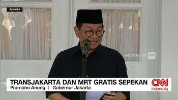 VIDEO: TransJakarta dan MRT Gratis Sepekan