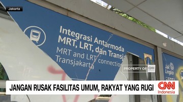 VIDEO: Jangan Rusak Fasilitas Umum, Rakyat Yang Rugi
