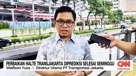 VIDEO: Perbaikan Halte Transjakarta Diprediksi Selesai Seminggu