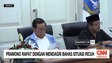 VIDEO: Pramono Rapat Dengan Mendagri Bahas Situasi Ricuh