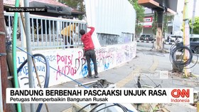 VIDEO: Bandung Berbenah Pascaaksi Unjuk Rasa