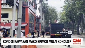 VIDEO: Kondisi Kawasan Mako Brimob Mulai Kondusif